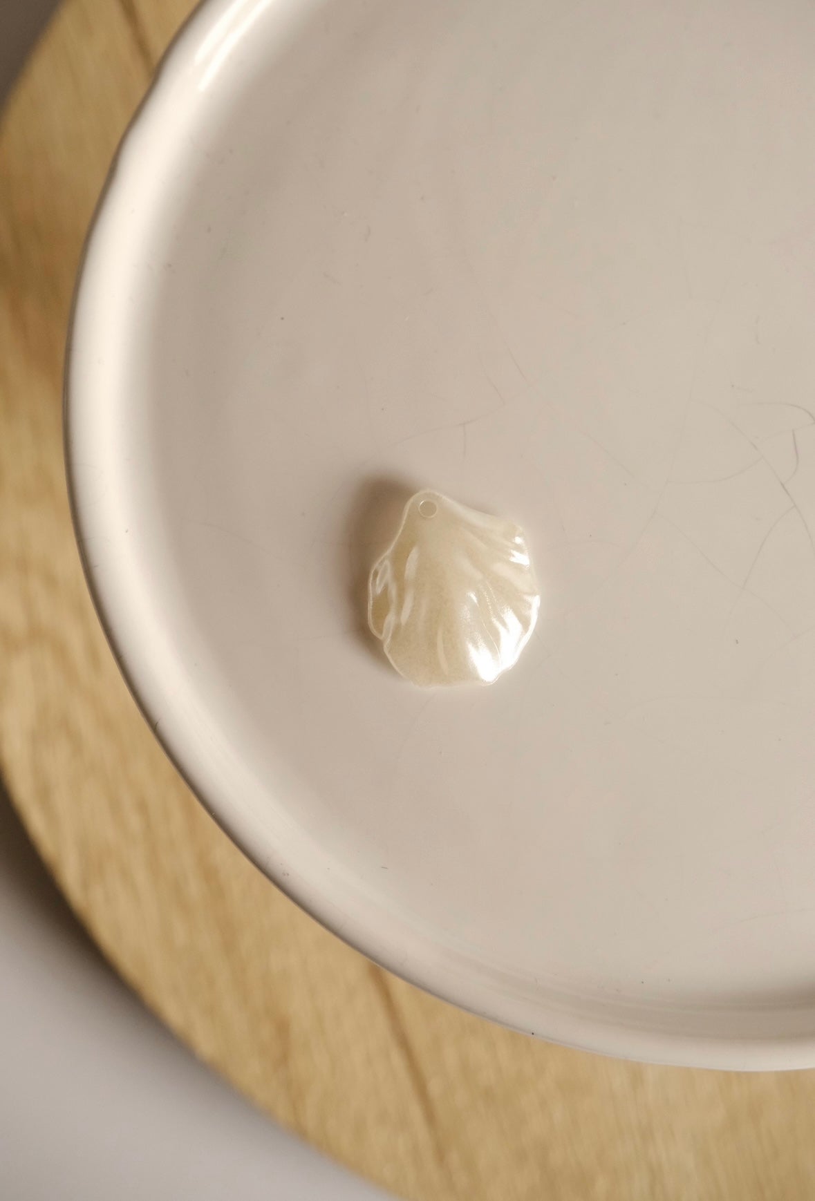 Charm - Coquillage blanc -