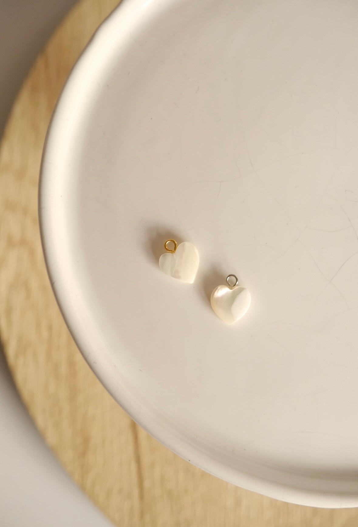 Charms - Coeur blanc