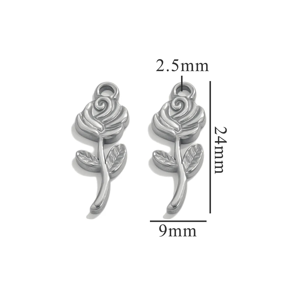 Charms - rose