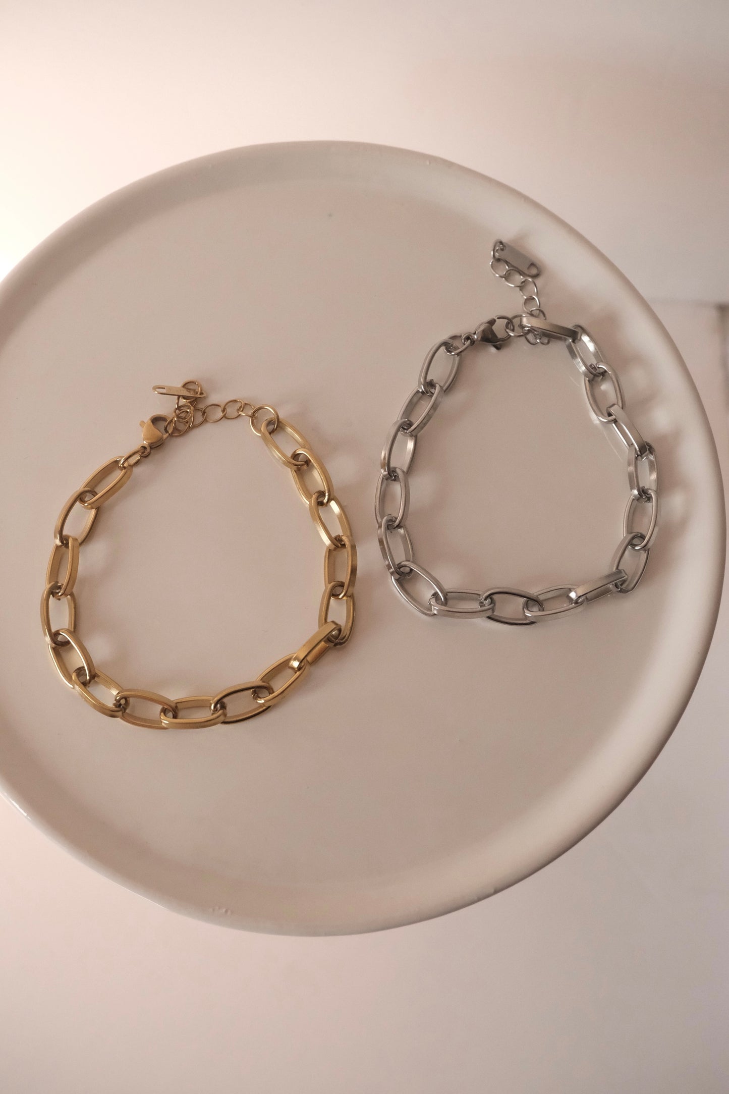 Bracelet clip - grosse maille