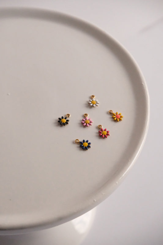 Charms - Marguerites colorées