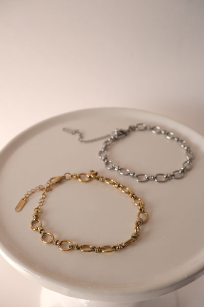 Bracelet à maille arrondie