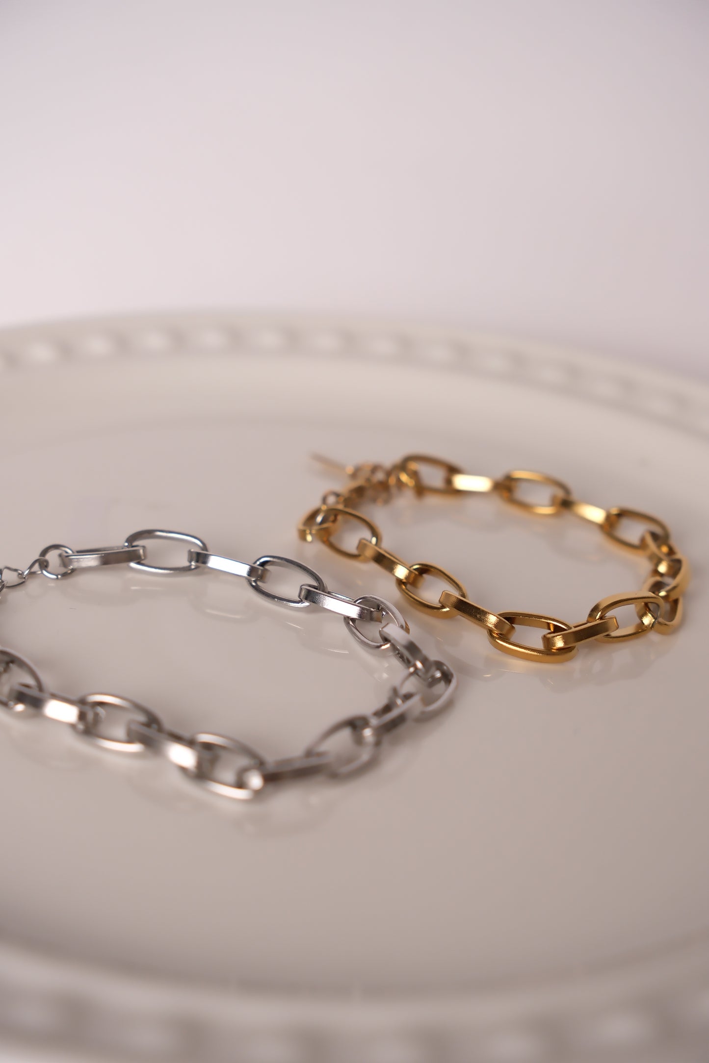 Bijoux personnalisés | Bracelet clip - grosse maille