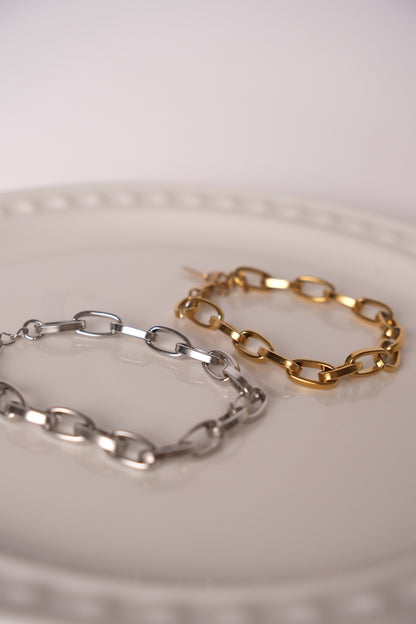 Bijoux personnalisés | Bracelet clip - grosse maille