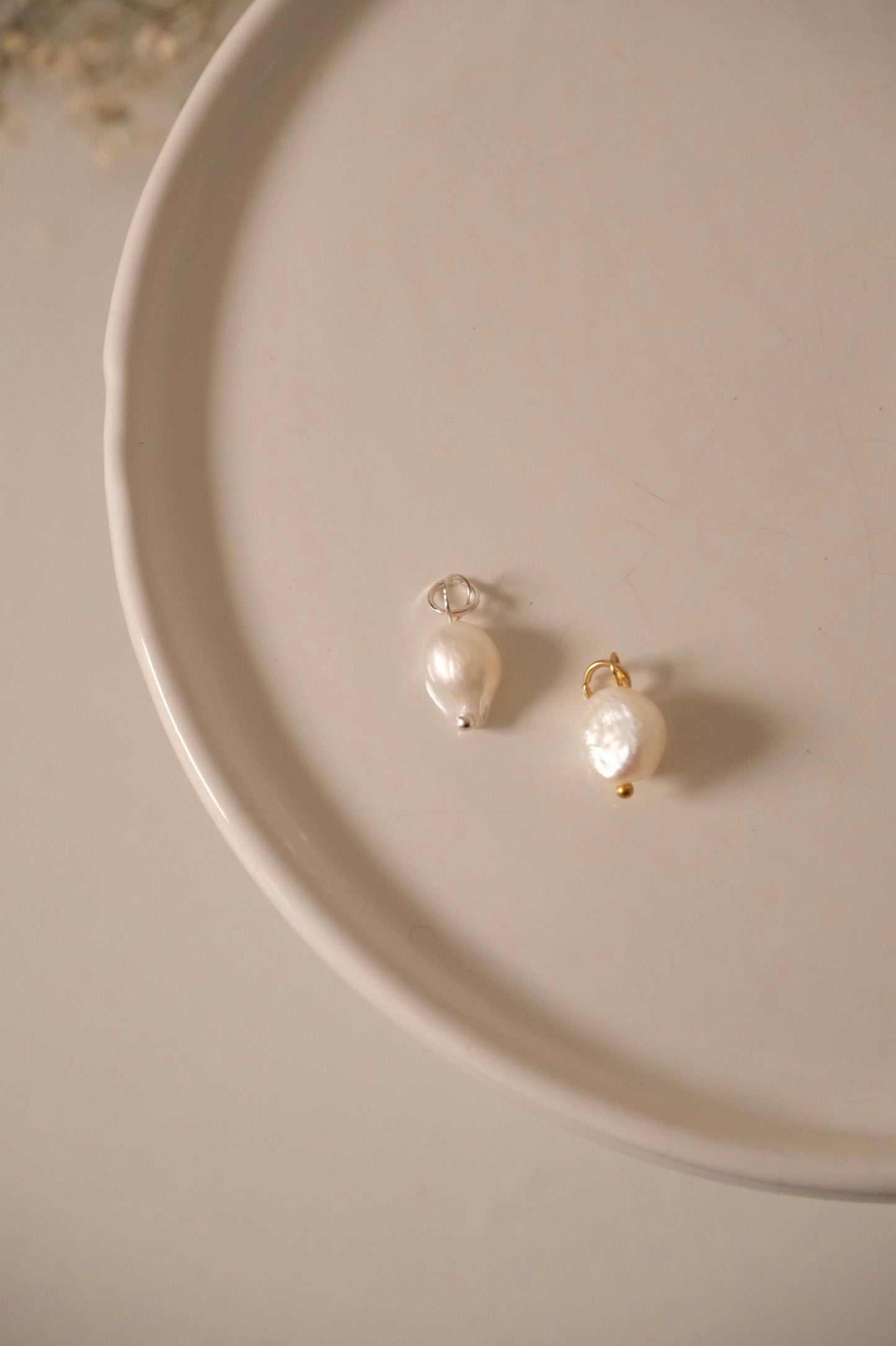 Charms - Perle blanche