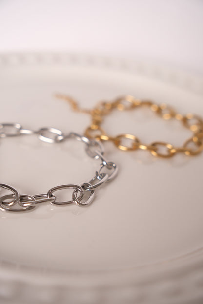 Bijoux personnalisés | Bracelet clip - grosse maille