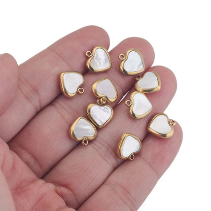 Charms - Coeur blanc