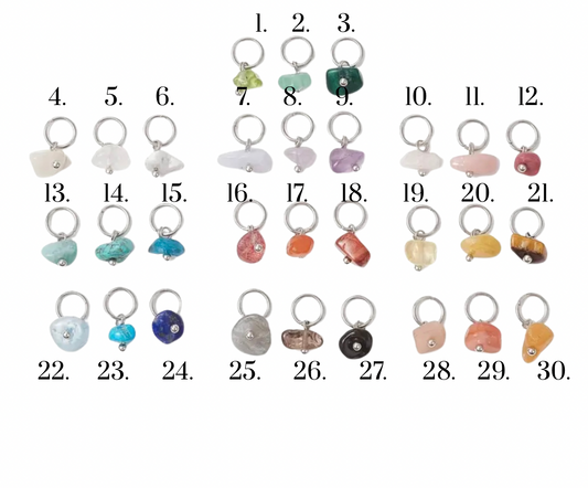 Charms - Pierre colorée