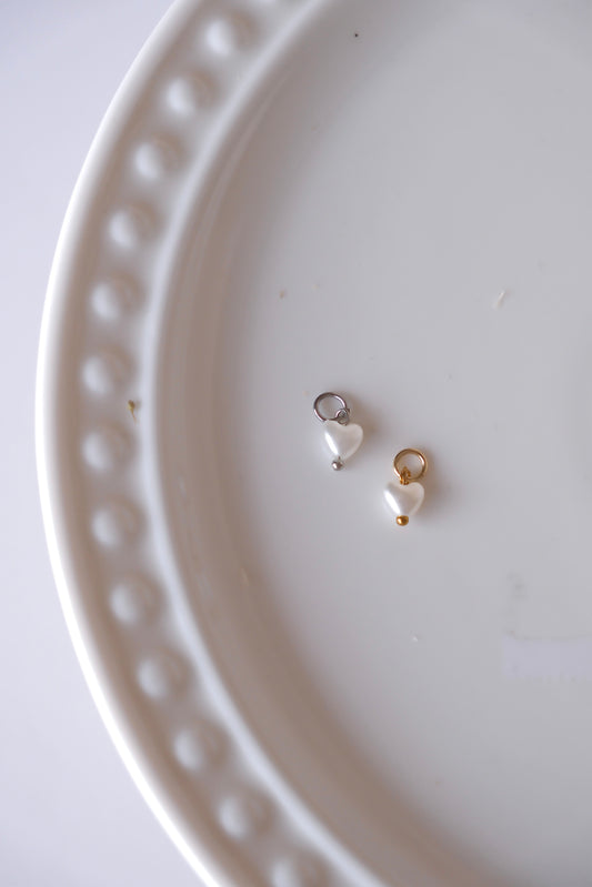 Charms - Coeur en perles
