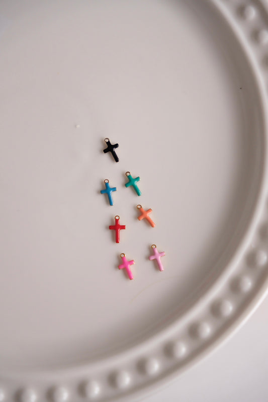Charms - Croix colorées