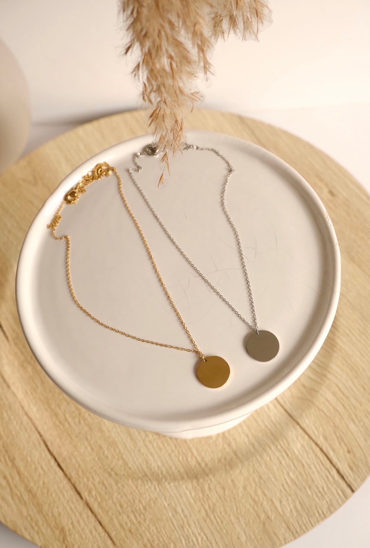 Chaine à médaillon à graver