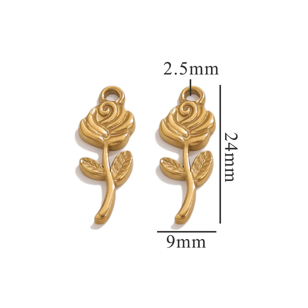 Charms - rose