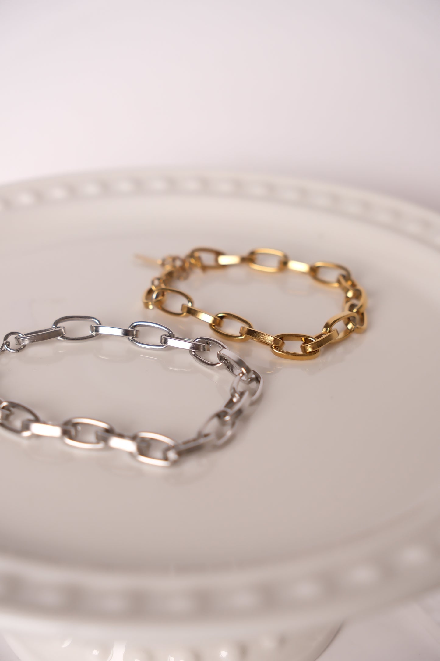 Bijoux personnalisés | Bracelet clip - grosse maille