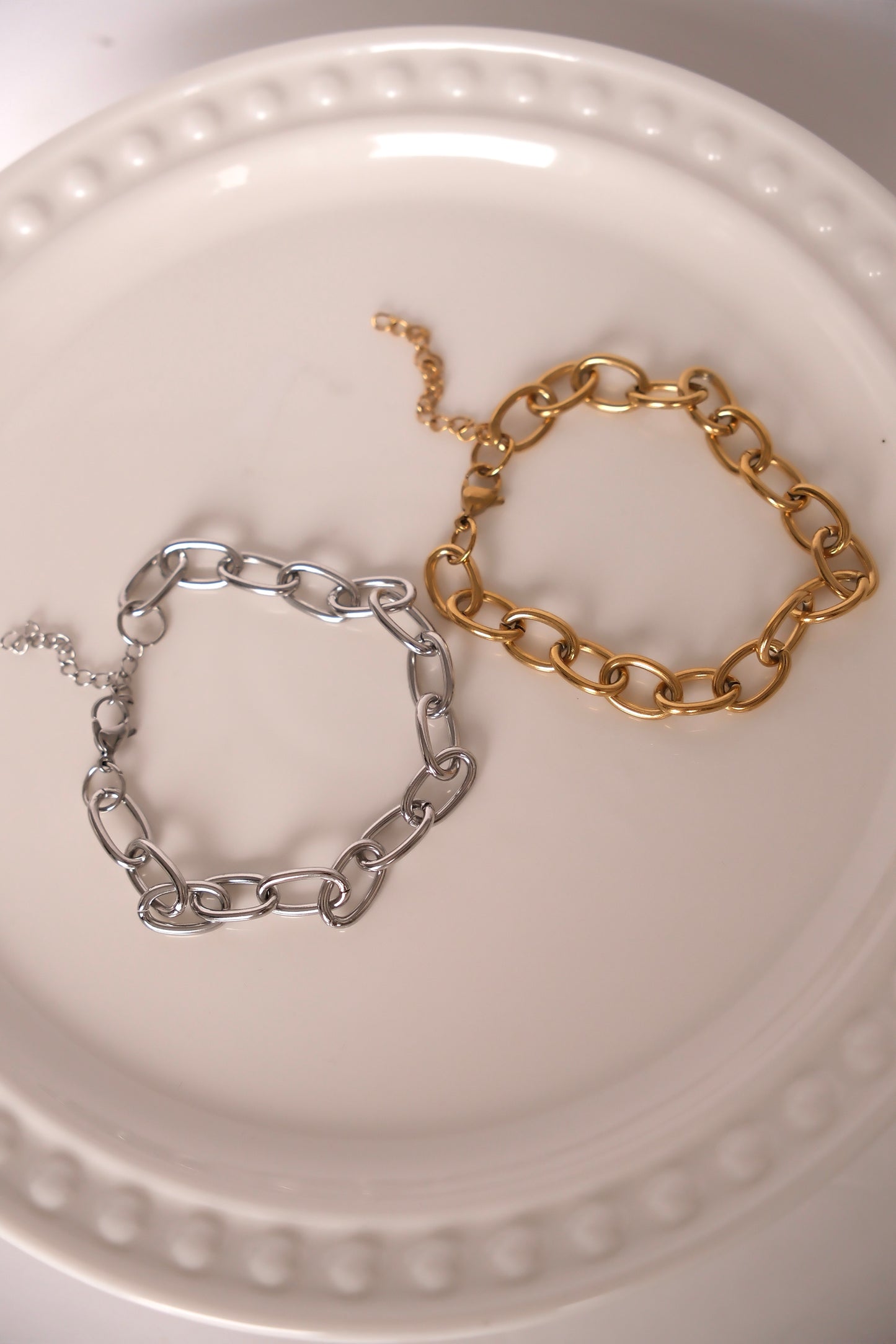 Bijoux personnalisés | Bracelet clip - grosse maille