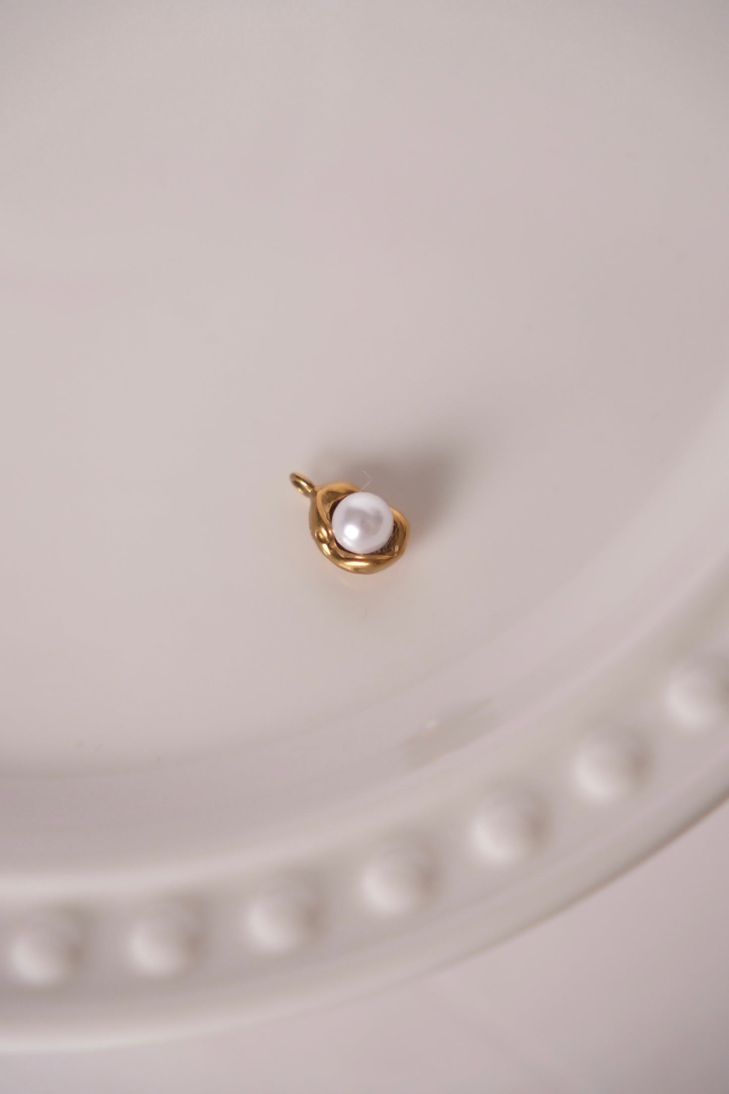 Charm - Coquillage perle