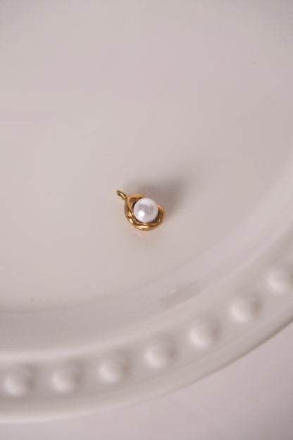 Charm - Coquillage perle