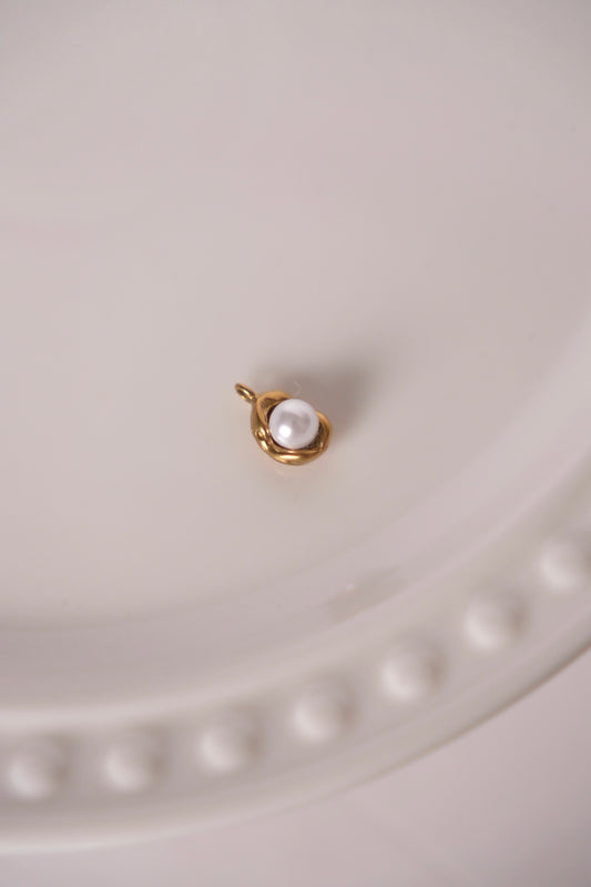Charm - Coquillage perle