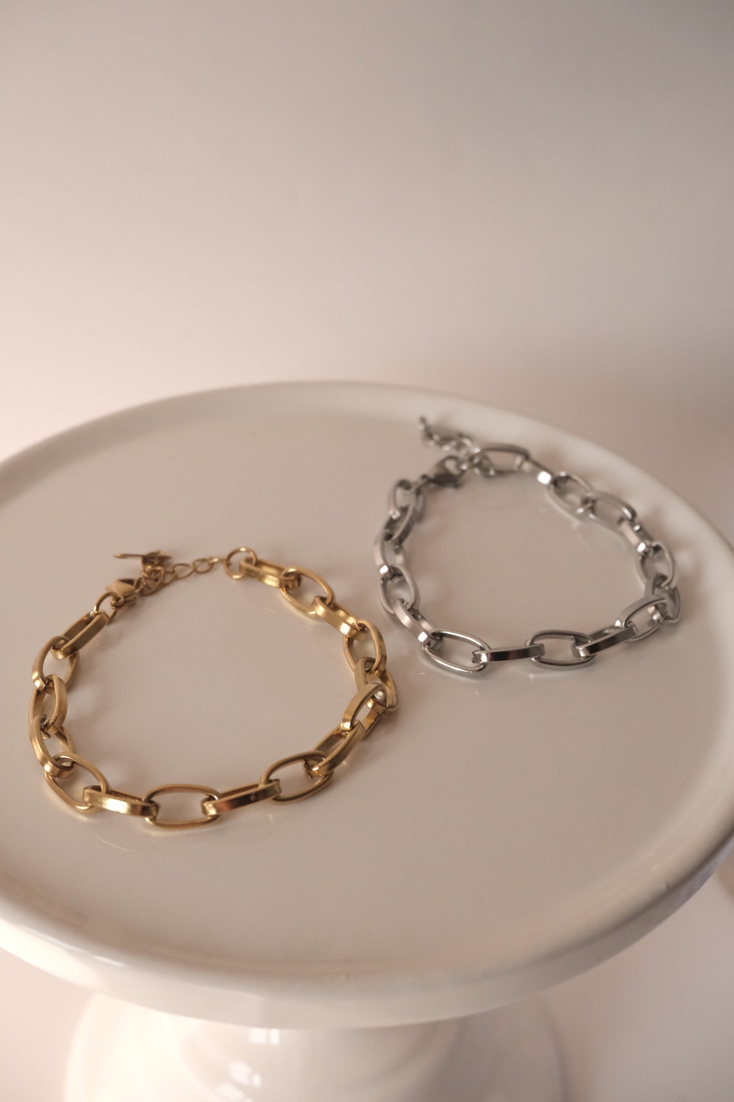 Bracelet clip - grosse maille